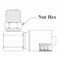 3/8 x 3/8 MALE PIPE NPT SWIVEL 90°
